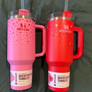 Stanley 40oz Quencher Red and Pink Valentines Day Bundle